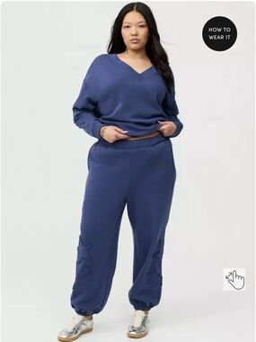torrid Navy Star Detail Joggers